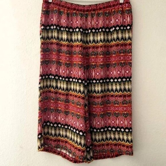 CATO BOHO WIDE LEG CAPRI  PLUS 18-20 W LIKE NEW - Picture 1 of 8